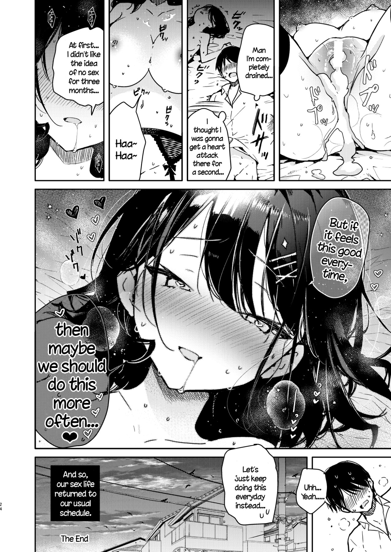 Hentai Manga Comic-The Continuous Ejaculation Control With A Girl With a Strong Sexual Desire-Read-23